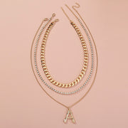 A, multi-layered necklace