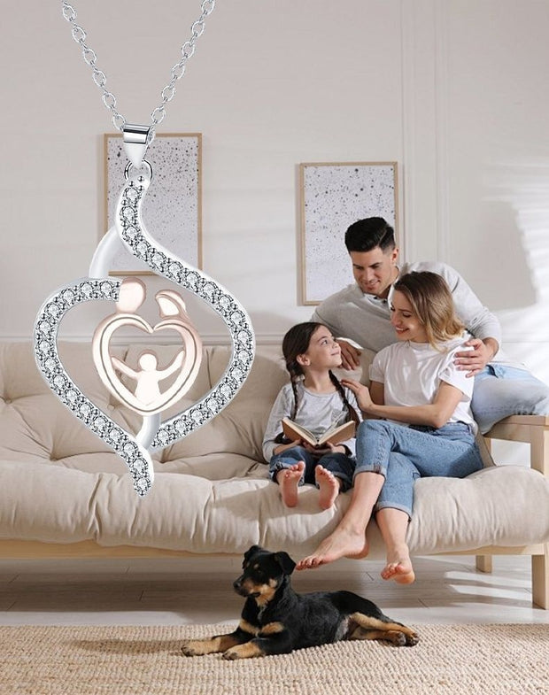 European And American Style Jewelry Fashion Personalized Design Warm Family Necklace