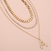 A, multi-layered necklace
