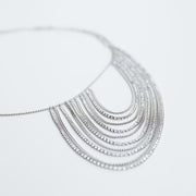 Fashionable Geometric Crystal Inlaid Personalized Pendant Jewelry