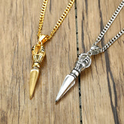 Stainless steel pendant necklace