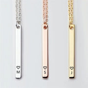 Letter pendant necklace
