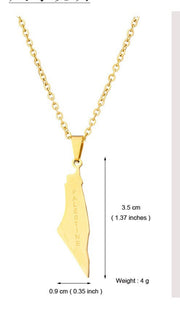 Map Pendant Necklace