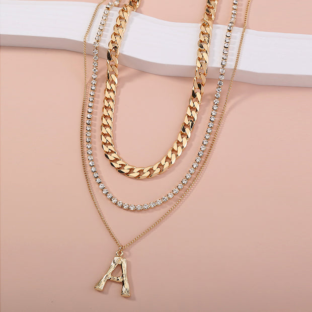 A, multi-layered necklace