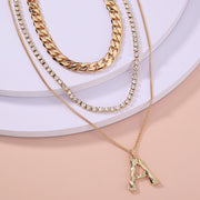 A, multi-layered necklace