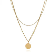 Fashion Double-layered Letter Necklace