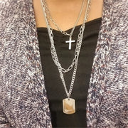 Multi Layered Minimalist Sweater Chain For Students