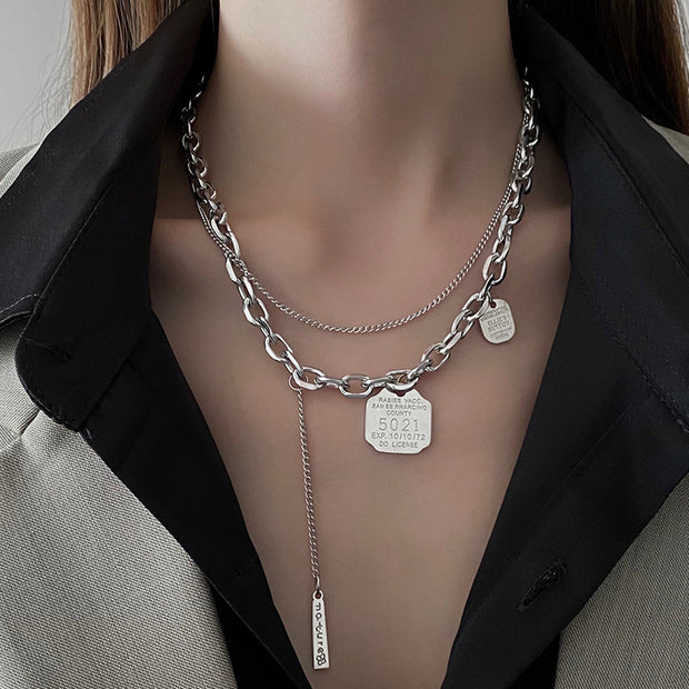 Fashion Short Double Layered Necklace