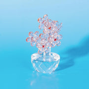 Plum Fashion Crystal Flower Personalized Jewelry