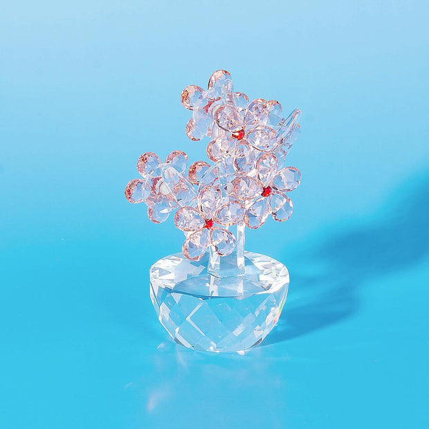 Plum Fashion Crystal Flower Personalized Jewelry