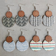 Bohemian Earring Floral Print Earrings