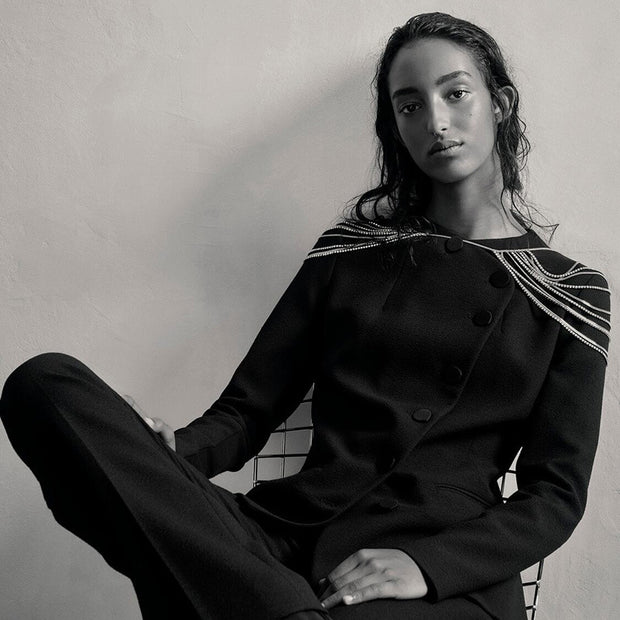 Fashionable Geometric Crystal Inlaid Personalized Pendant Jewelry