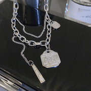 Fashion Short Double Layered Necklace