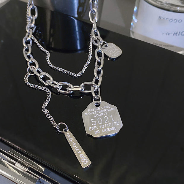 Fashion Short Double Layered Necklace