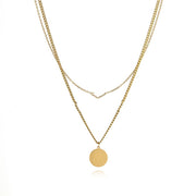 Fashion Double-layered Letter Necklace