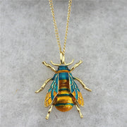 Bee pendant necklace