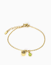 Twelve Birthstone Round Bracelets