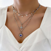 Personalized Multi-layered Five-pointed Star Necklace