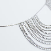 Fashionable Geometric Crystal Inlaid Personalized Pendant Jewelry