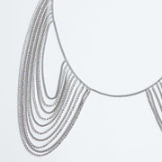 Fashionable Geometric Crystal Inlaid Personalized Pendant Jewelry