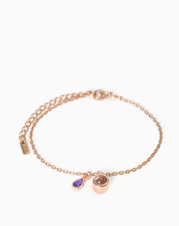 Twelve Birthstone Round Bracelets