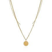 Fashion Double-layered Letter Necklace