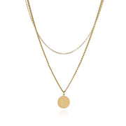 Fashion Double-layered Letter Necklace