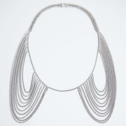 Fashionable Geometric Crystal Inlaid Personalized Pendant Jewelry