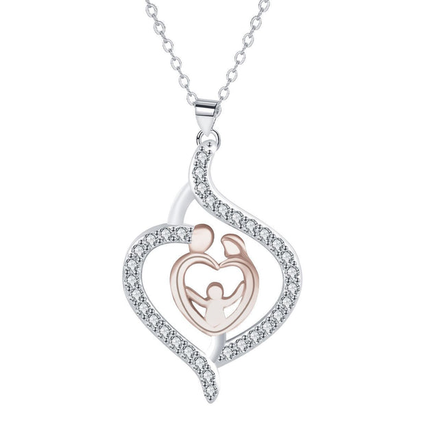 European And American Style Jewelry Fashion Personalized Design Warm Family Necklace