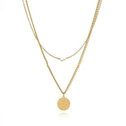 Fashion Double-layered Letter Necklace