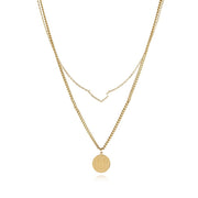 Fashion Double-layered Letter Necklace