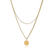 Fashion Double-layered Letter Necklace