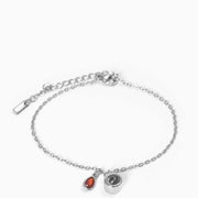 Twelve Birthstone Round Bracelets