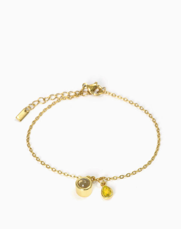 Twelve Birthstone Round Bracelets