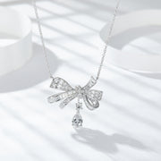 Butterfly - A Fashionable And Luxurious Diamond Jewelry Pendant Set With Moissanite S925 Sterling Silver And Platinum Plating