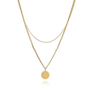 Fashion Double-layered Letter Necklace