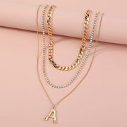 A, multi-layered necklace
