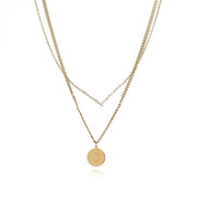 Fashion Double-layered Letter Necklace