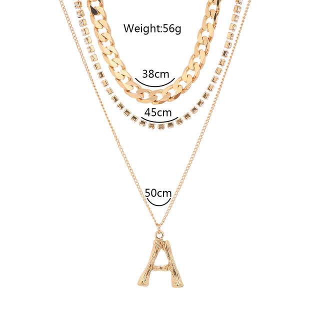 A, multi-layered necklace