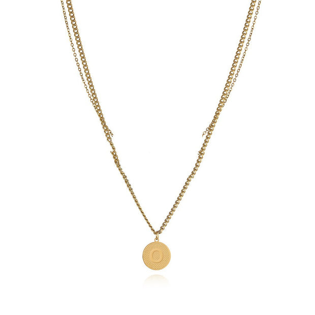 Fashion Double-layered Letter Necklace