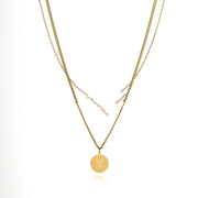 Fashion Double-layered Letter Necklace