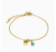 Twelve Birthstone Round Bracelets