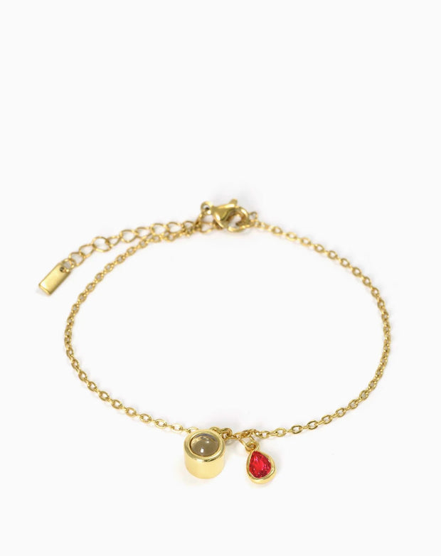 Twelve Birthstone Round Bracelets