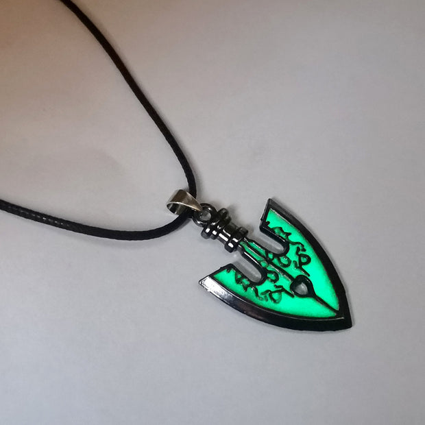 Luminous Necklace Pendant Arrow Shape Pendant